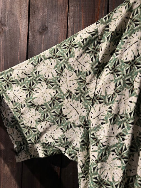 メンズヴィンテージ　アロハシャツ　【Munsingwear】グリーン
