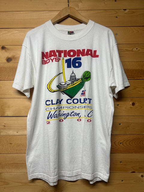 メンズヴィンテージ　Tシャツ　【Fruit of the loom】ホワイト NATIONAL BOYS