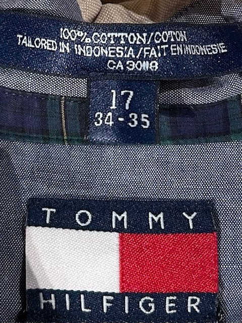 メンズヴィンテージシャツ【TOMMY HILFIGER】無地 ベージュ