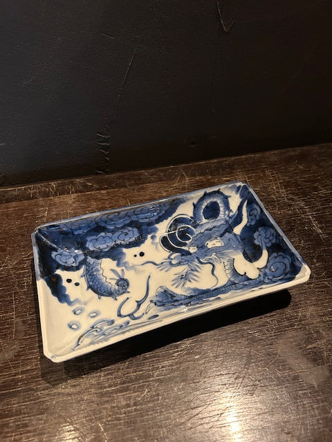 伊万里  雲龍文 長皿