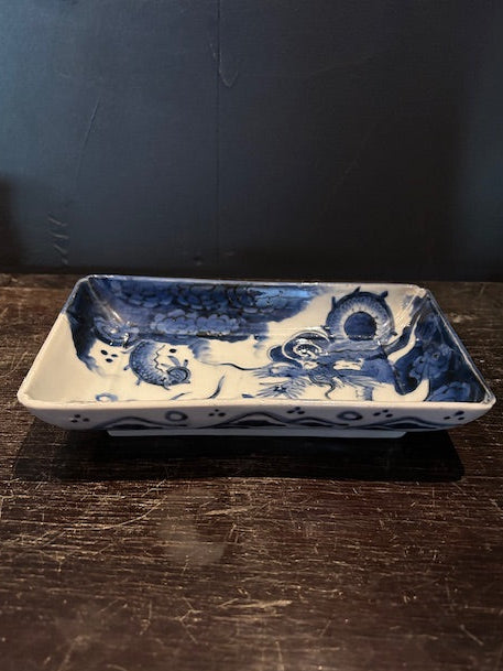 伊万里  雲龍文 長皿