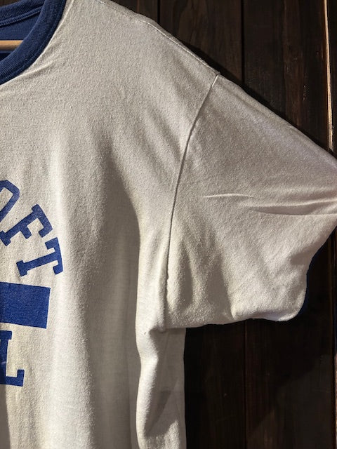 メンズヴィンテージ Tシャツ【Champion】90’ｓリバーシブル ホワイト ブルー