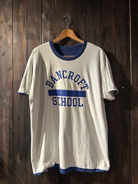 メンズヴィンテージ Tシャツ【Champion】90’ｓリバーシブル ホワイト ブルー