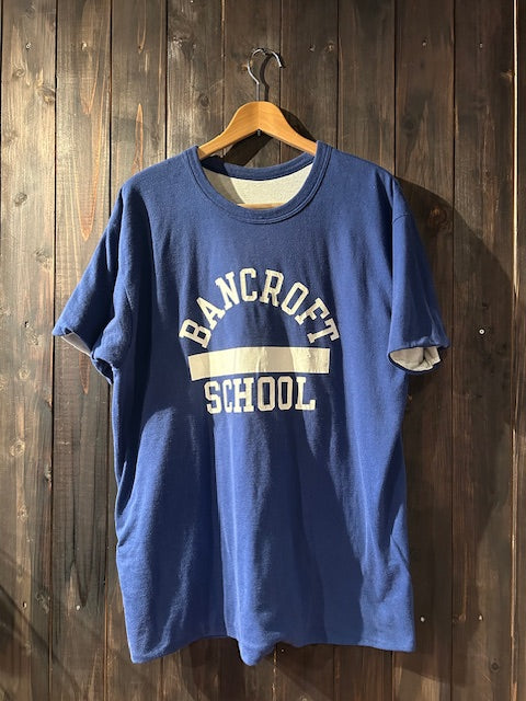 メンズヴィンテージ Tシャツ【Champion】90’ｓリバーシブル ホワイト ブルー