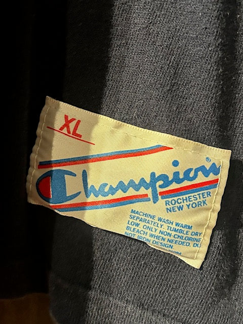 メンズヴィンテージ スウェット【Champion】フロントデザイン ネイビー