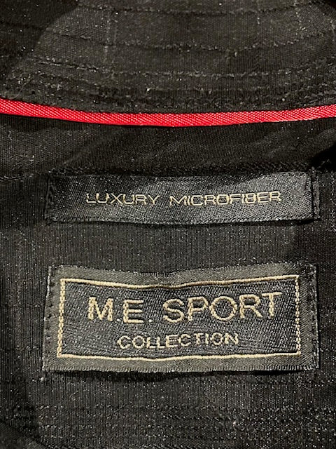 メンズヴィンテージ アロハシャツ 【M.E.SPORT】無地 ブラック