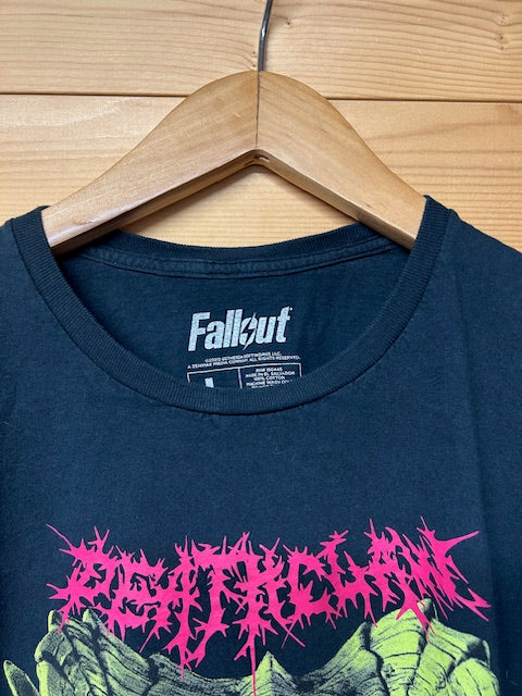メンズヴィンテージ　Tシャツ　【Fallout】　デスクロー　ブラック