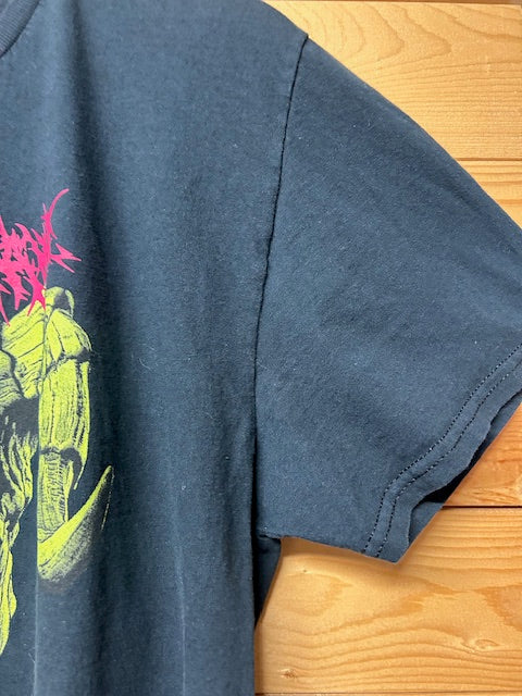 メンズヴィンテージ　Tシャツ　【Fallout】　デスクロー　ブラック