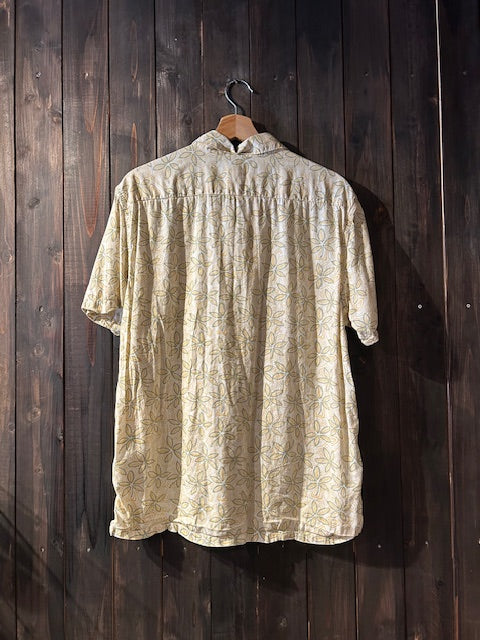 メンズヴィンテージ アロハシャツ 【Levis】フラワー イエロー