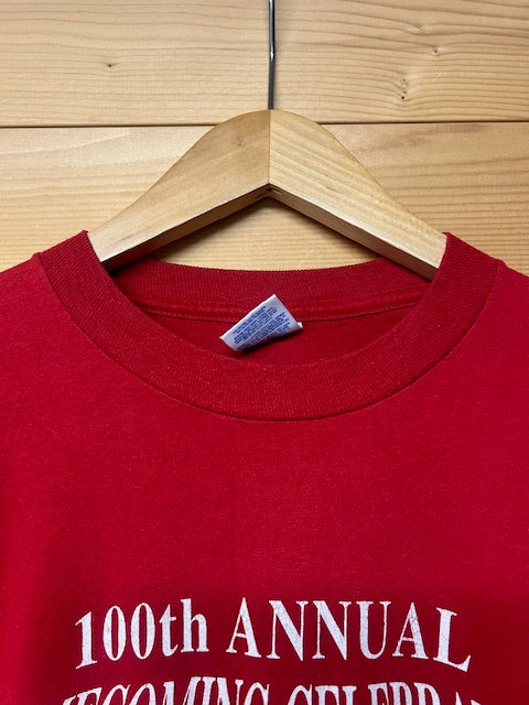 メンズヴィンテージ　Tシャツ　1996年　第100回ホームカミング　記念　レッド