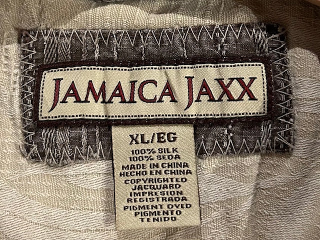 メンズヴィンテージ アロハシャツ 【JAMAICA JAXX】総柄 ベージュ