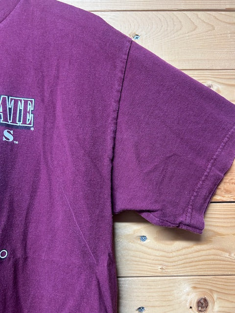 メンズヴィンテージ　Tシャツ　【ミシシッピ州立大学】ブルドッグス　パープル
