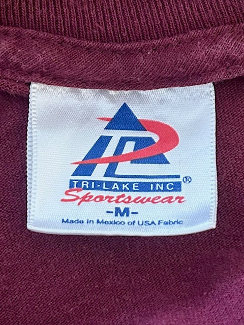 メンズヴィンテージ　Tシャツ　【ミシシッピ州立大学】ブルドッグス　パープル