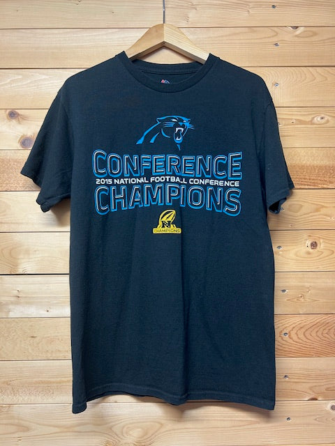 メンズヴィンテージ　Tシャツ 2015　【Majestic】　NFL カロライナ・パンサーズ　ブラック
