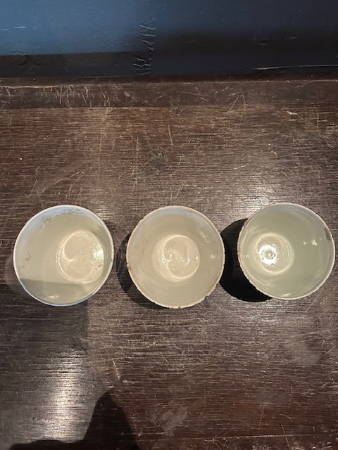 伊万里 氷裂撫子文 蕎麦猪口