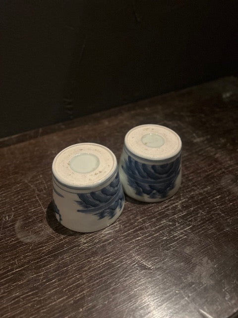 伊万里 山水文 蕎麦猪口