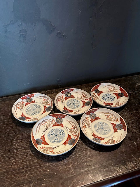 伊万里 色絵 4寸皿