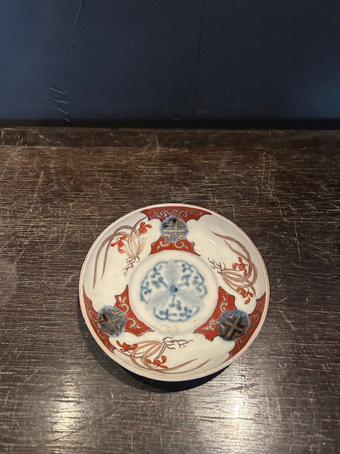 伊万里 色絵 4寸皿