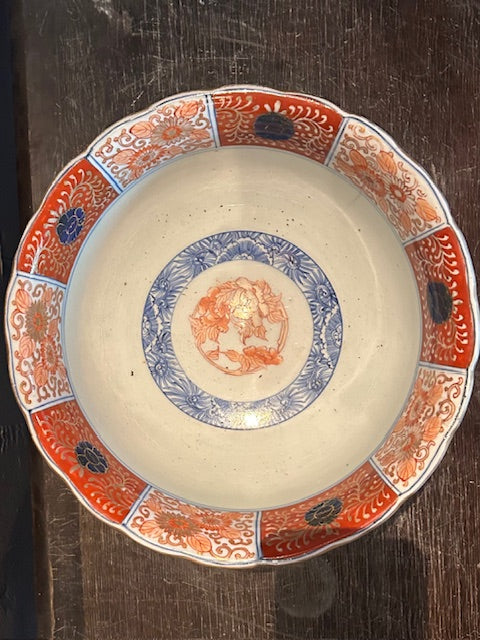 伊万里 色絵 金彩 大なます皿