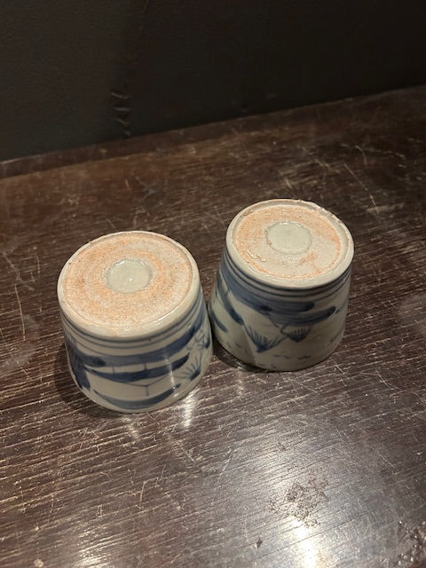 伊万里 山水図 蕎麦猪口