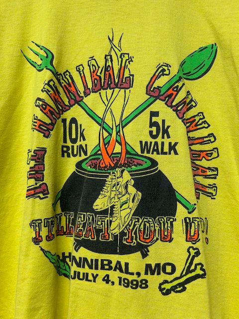 メンズヴィンテージ　Tシャツ【1998　Cannibal Carnival】　イエロー
