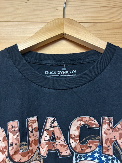 メンズヴィンテージ　Tシャツ【Quack Pack】　ダックダイナスティ　ブラック