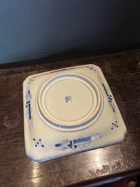 伊万里 染付 角皿
