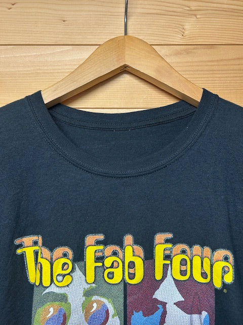 メンズヴィンテージ　Tシャツ 【The Fab Four】　ビートルズ　ブラック