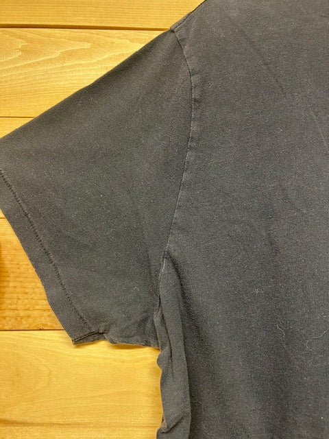 メンズヴィンテージ　Tシャツ 【Aeropostale】ダメージ加工　ロゴ　ブラック
