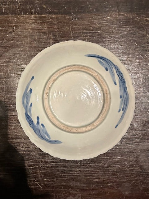 伊万里焼 染付 竹虎文