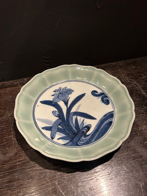 伊万里焼 青磁 大皿