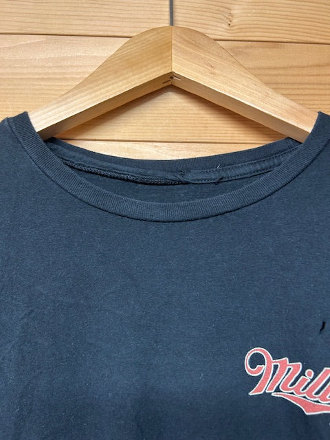 メンズヴィンテージ　Tシャツ　【Miller High Life】ビールロゴ　ブラック　