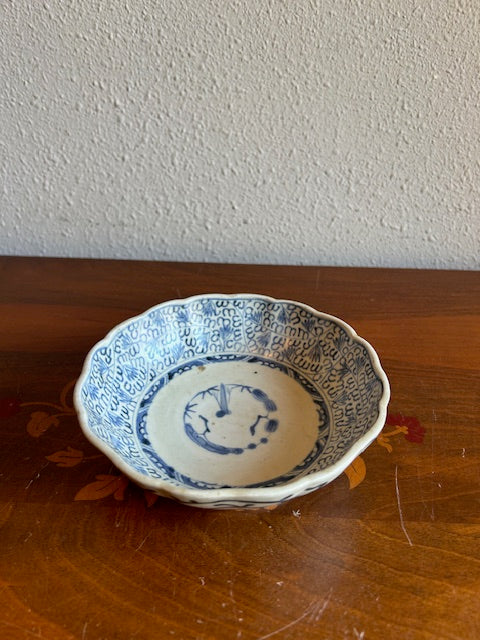 伊万里焼　微塵唐草　なます皿