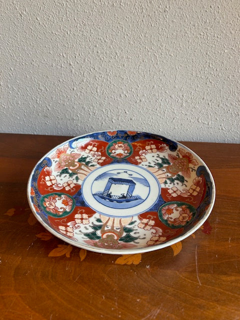 伊万里焼　染錦　皿