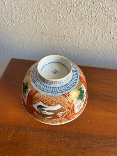 伊万里　錦手　蓋物茶碗