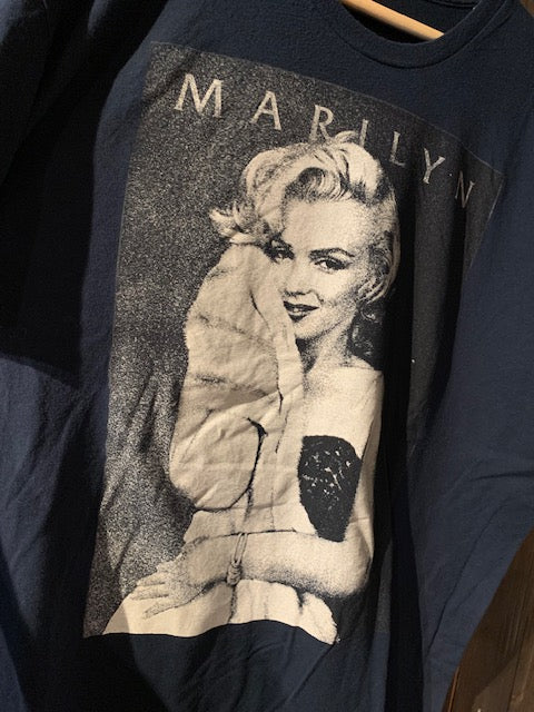 メンズヴィンテージ　Tシャツ 【マリリン･モンロー / アイコニックポートレート】ブラック