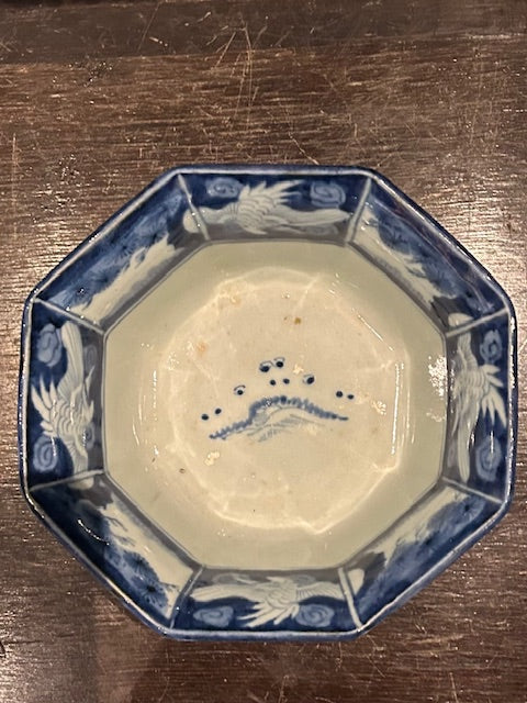 伊万里　染付八角鉢