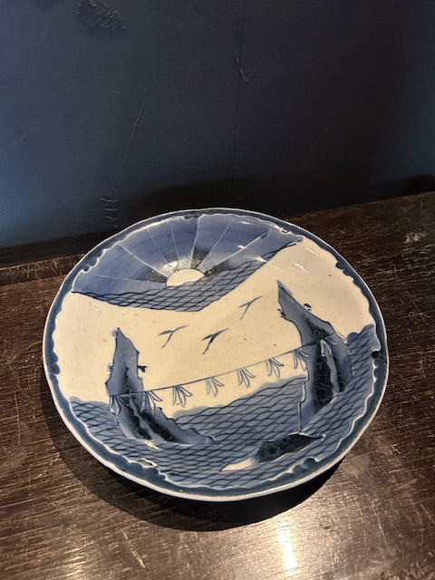 伊万里焼　染付大皿