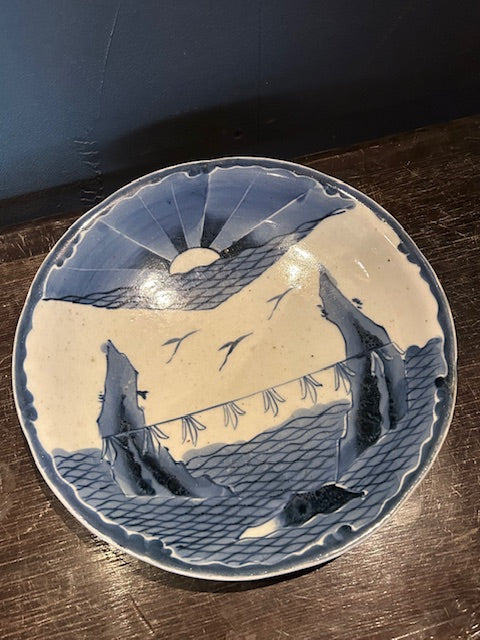 伊万里焼　染付大皿