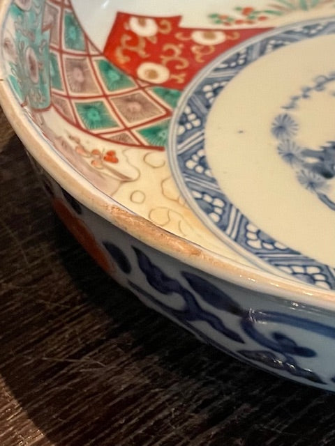 伊万里　色絵深皿