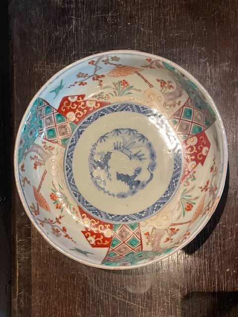 伊万里　色絵深皿