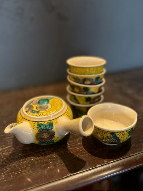九谷焼　煎茶器揃