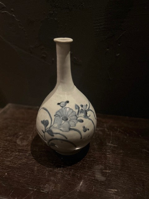 伊万里　徳利　花