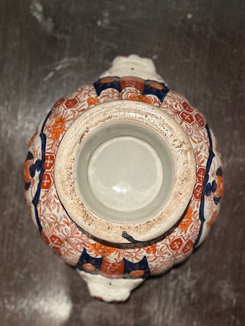 伊万里焼　色絵蓋付鉢