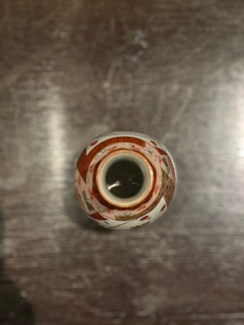 久谷焼　赤絵金彩　徳利