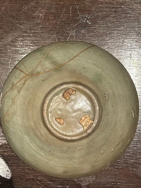青磁　茶碗