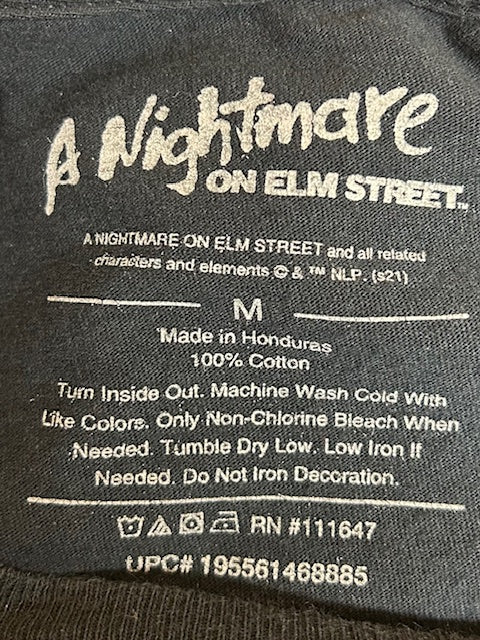 メンズヴィンテージ　Tシャツ 【エルム街の悪夢 / A Nightmare on elm street】ブラック