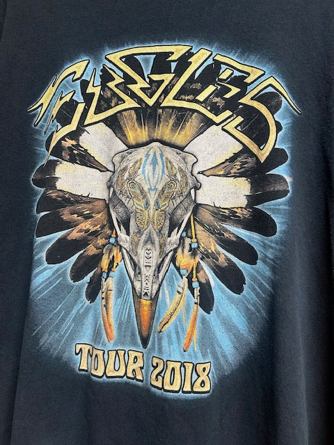メンズヴィンテージ　Tシャツ 【EAGLES / 2018ツアーTシャツ】ブラック