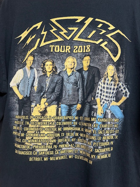 メンズヴィンテージ　Tシャツ 【EAGLES / 2018ツアーTシャツ】ブラック