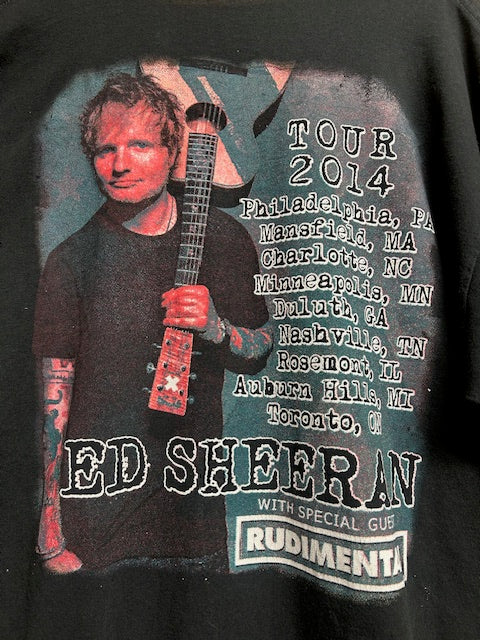 メンズヴィンテージ　Tシャツ 【エド・シーラン / 2014年ツアーTシャツ】ブラック